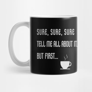 But first Coffee - on dark Mug